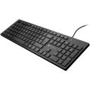 Natec Herring US Multimeedia Slim klaviatuur Must NKL-2341, 1.5m, 105 nuppu, USB, ABS, ilma taustvalgustuseta, numbriklaviatuur