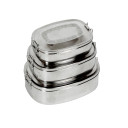 Pusdienu kārba, nerūsējo&scaron;ais tērauds, 0,45 L, R555301, BasicNature