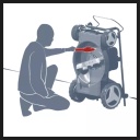 Zāles pļāvējs ar benzīnu GC-PM 56/2 S HW, EINHELL, 3404860, 56 cm grie&scaron;anas platums, 80 l savāk&scaron;anas tvertne, 6 augstuma regulē&scaron;anas līmeņi