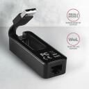 Axagon V&otilde;rgusideadapter ADE-XR 10/100Mbit, USB 2.0, Ethernet, 1 RJ-45 port, Realtek RTL8152, must