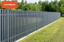 Профилированные металлические штакеты Polo PMx2 RAL7016 (матовый cерый антрацит) POLO_PMx2_RAL7016
