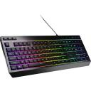 Genesis Membrānas spēļu klaviatūra 530 NKG-2332, 114 taustiņi, RGB apgaismojums, USB-A, QWERTY, melna