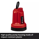 Bezvadu skaidrā ūdens sūknis GE-SP 18 LL Li, EINHELL, 4181561, 4500 l/h plūsma, 4.0 Ah akumulators