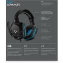 Logitech K&otilde;rvaklapid 981-000770 50 mm, 20-20000 Hz, 2 m, 39 &Omega;, Binauraalsed, Aktiivne m&uuml;rasummutamine, DTS Headphone:X 2.0