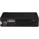 Denver teleresiver DTB-148 110131120120, DVB-T2 H.265, HDMI, Scart, koaksiaal, RF, LAN, USB, EPG, Dolby Digital, HE-AAC