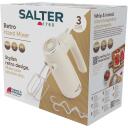 Salter Retro rokas mikseris EK6684CRMVDE, 400 W, 5 ātrumi, turbo, hroma putotāji, mīklas āķi