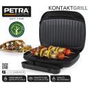 Petra Veselības grils PT4366MBLKVDE, 1000W, 260x160mm, nepiedego&scaron;a virsma, regulējams termostats, 1 grilē&scaron;anas pozīcija