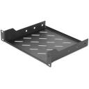 Digitus 1U fiksēta plaukts DN-10-TRAY-2-B, 20cm, 21cm, 4.4cm, 25kg, melns, viegli uzstādāms