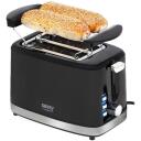 Camry Toaster CR 3218, 750 W, 2 pesa, Plastikkorpus, Must, Peatamisnupp, Sulatamisfunktsioon