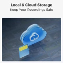 Välitingimustes kasutatav nutikas 4K juhtmevaba akutoitega WiFi jälgimiskaamera kahesuunalise heli ja värvilise öönägemisega Valge Argus Series B350 BWC4K01 Reolink