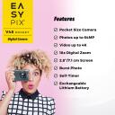 Easypix Skaitmeninė kamera 20212, 64MP, 18x, 2,8", Li-ion, CMOS, USB, 1/4000, JPEG, Autofokusas, Integruota blykstė