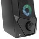 White Shark Datora skaļruņi FLOW GSP-634 2.0, 5 W, 180-20000 Hz, 3.5 mm Audio, USB, RGB LED apgaismojums