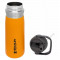 Termopudele ar salmiņu The IceFlow Flip Straw Water Bottle Go 0,65L oranža 2809697010 STANLEY