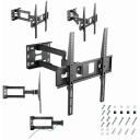 Gembird seina kinnituse WM-55ST-03, toetab 32-55'' televiisoreid, VESA 400 x 400 mm, seinast kaugus 105-429 mm, 180&deg; p&ouml;&ouml;ramine