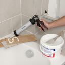 Caulking gun KREATOR KRTH40004 225mm aliuminis, 310ml, 50mm