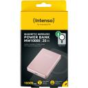 Intenso Power Bank 7344033 10000 mAh, 15 W juhtmevaba laadimine, 20 W USB-C PD, MagSafe &uuml;hilduv, roosa