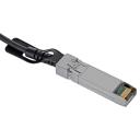 Ubiquiti UACC-DAC-SFP10-0.5M, Оптоволоконный кабель SFP+, 0.5m, 10 Gbit/s, Черный, Мужские разъемы