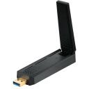 Msi belaidis adapteris GUAXE54, 2402 Mbit/s, 2.4-6 GHz, USB 3.2 Gen 1, WPA3, juodas, 1 vnt.
