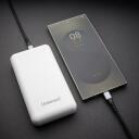 Intenso Power Bank XS20000 20000 mAh, 3.1 A, 5 V, 1x USB-A, 1x USB-C, baltas