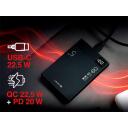 Tracer Energiapank TRABAT47644, 5000 mAh, USB-C 5V/3A, 9V/2A, 15W juhtmevaba laadimine, Power Delivery 20W, Quick Charge 3.0
