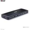 Club3D Thunderbolt 4 sertifitseeritud 12-in-1 dokk CSV-1582, 1xThunderbolt 4, 2xUSB3.2 Gen2 Type-A, 1xUSB3.2 Gen2 Type-C, 2xUSB2.0