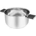 Resto Kastrul 92204 4.4L, L&auml;bim&otilde;&otilde;t: 22 cm, Kuju: &Uuml;mmargune, Materjal: Bakeliit, Roostevaba teras, K&auml;epidemed: Ergonomilised