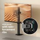Onkron monitori kinnitus, D101E-B, 13-34 tolli, 8 kg, VESA 75x75/100x100 mm, kallutus -45&deg; kuni +45&deg;, p&ouml;&ouml;ramine 360&deg;