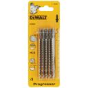Dewalt Zāģa asmens DT2057-QZ, 5 gab, Augsta oglekļa tērauds, 91 mm, 2 mm zobu solis, Zobu grie&scaron;anas mala