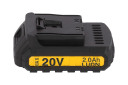 Impact drill - screwdriver brushless 20V 50Nm, POWERPLUS, POWX00450, 2 batteries 20V 2000mAh, 16 torque positions.