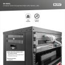Digitus AVS Rack DN-48001, 19", 46cm, 50.7cm, 78cm, 16U, melns, tērauds, uzstādī&scaron;anas komplekts