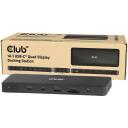 Club3D док-станция CSV-2540 14in1, 150W, 8K Ultra HD, 2x HDMI, 2x DP, 1x USB-C, 2x USB-A, 1x RJ-45, 1m кабель питания