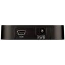 D-Link DUB-H4, USB centrmezgls, DUB-H4/E, 4xUSB 2.0, 480Mbps, Plug-and-Play, atpakaļsaderība ar USB 1.1