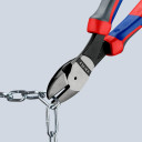 Augstas izturības diagonālie griezēji, KNIPEX, 74 22 200, precīzi grie&scaron;anas asmeņi, ergonomiskas rokturi, grie&scaron;anas jauda līdz &Oslash; 4.2 mm