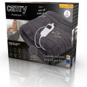 Elektriskā mīkstā sega 160&times;180 cm ar 7 apsildes līmeņiem 110&ndash;120 W vienai personai mazgājama koralflīsa brūna CR7418 Camry