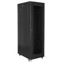 Lanberg Rack kapp 19 42U FF01-8042-23B, 800mm, 42U, 800kg, IP20, perforatsiooniga uks, 4 ventilaatorit