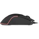 Genesis spēļu pele Krypton 220 NMG-1770, 6400 DPI, 6 pogas, RGB apgaismojums, USB, 1.8 m kabelis, ergonomisks dizains