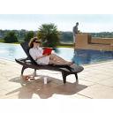 Sun lounger Pacific KETER 29195066590 197 x 75 x 40cm Brown