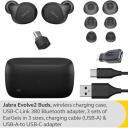 Jabra K&otilde;rvaklapid Evolve2 Buds 20797-999-999, 20m, 5.4g, 1xUSB, 20-20000Hz, ANC, Bluetooth, 33h aku