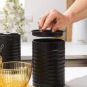 Russell Hobbs Liniera 3-х предметный набор контейнеров RH03268EU7, черный, сталь, 3 отсека, крышки с подъемом