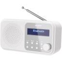 Sharp Tokyo kaasaskantav digitaalne raadio DR-P420(WH), DAB/DAB+/FM, Bluetooth 5.0, 4 x AA aku, valge