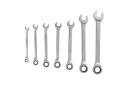 Kombinēto atslēgu komplekts, BaumAuto, BM-51072, 8-19 mm, 7 gab., ar ratchet mehānismu