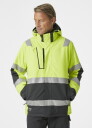 Hi-vis ziemas jaka Alna 2.0,  CL3, dzeltena/melna, S, Helly Hansen, 71392_369-S, 100% poliesteris, 215 g/m&sup2;, 100% poliamīds, 235 g/m&sup2;, Primaloft Black Eco, 133 g/m&sup2; &ndash; rumpja daļā, 80 g/m&sup2; &ndash; piedurkņu daļā un kapucei