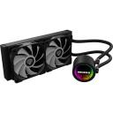 Genesis Ūdens dzesētājs NLG-2319, 276mm, 27mm, 1810g, Melna, AM4, AM5, LGA 1150-1851, 34.7dB, PWM ventilatori, ARGB apgaismojums