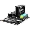 Be Quiet CPU кулер Pure Rock 3 Black BK039, 120mm, 2000RPM, 101.2m&sup3;/h, 2.41mmH2O, 4 тепловых трубки