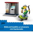 Lego Konstruktors 60455, 65 gab., policijas motocikls, skrituļdēlis, bankomāts, minifigūras