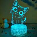 Manta Dekoratīvā lampa SNL119RGB, 5W, 10cm, 10cm, 20cm, 3xAA, 5V, 2m vads, 3 raksti, 16 krāsas, tālvadība