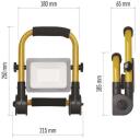 Emos LED prožektor ILIO ZS3322, 21 W, 1900 lm, IP44, 4000 K, 110&deg;, alumiinium, plast, 1,5 m