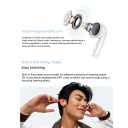 Bezvadu austiņas ar iebūvētu mikrofonu un Bluetooth savienojumu Redmi Buds 6 Active Transparent Powder BHR8395GL Xiaomi