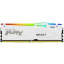Kingston FURY Beast m&auml;lu, KF560C30BWEAK2-64, 64GB, 6000MT/s, 1.4V, CL30, DIMM 288-pin, RGB, XMP 3.0, EXPO