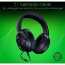 Razer Kraken X Lite austiņas, RZ04-02950100-R381, 3,5mm, 7.1 kanālu, 32&Omega;, 244g, slēdzis, trok&scaron;ņu izolācija